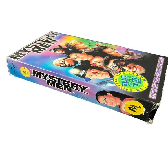Mystery Men VHS‎ Tape Rental Comedy PG-13 Movie Universal Studios Ben Stiller - Picture 6 of 7